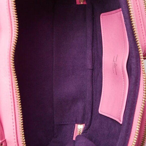 Louis Vuitton Rose/Violet Calfskin Embossed Monogram Vuittamins Utility Bag - Picture 6 of 10